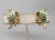 Vintage Signed Napier Goldtone Green & Blue Enamel Butterfly Clip Earrings- 2 Pieces For Sale - Image 9 of 14