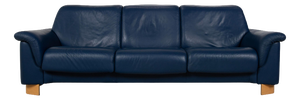 Paradise 3-Seater Sofa in Blue Leather from Stressless
