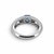 Piaget Late 20th Century Piaget "Biseau" 18k Gold Ring — Natural Sapphire & Diamond | Signed & Numbered, Size 7.5 For Sale - Image 4 of 8