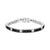 .925 Sterling Silver 12.0 Cttw Black and White Diamond Tennis Bracelet (I-J Color, I2-I3 Clarity) - For Sale