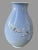 Art Nouveau Vintage Royal Copenhagen Floral & Butterfly Decorated Porcelain Vase For Sale - Image 3 of 12