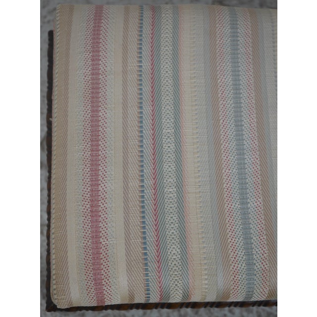 Drexel Heritage Mahogany Chippendale Style Window Bench For Sale - Image 10 of 15