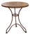 Patinated Bistro Table with Oak Top, 1950s For Sale
