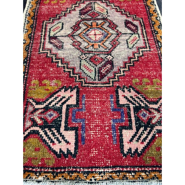 Contemporary Turkish Yastik Rug 1'10" x 3' For Sale - Image 3 of 5