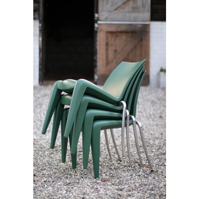 Louis 20 dining chair designed by Philippe Starck for Vitra, manufactured in Switzerland in 1994. The chair combines a...