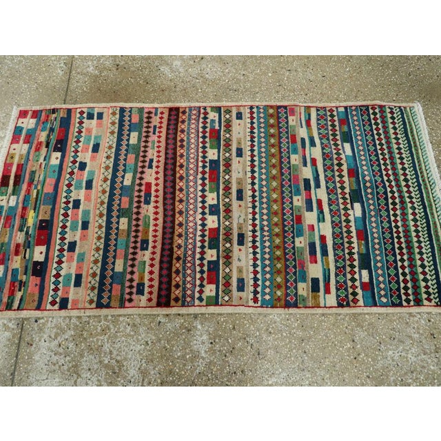 Textile Vintage Persian Mahal Rug – Size: 2' 4" X 4'8" For Sale - Image 7 of 9