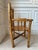 Mid 20th Century Vintage Handmade Small (Child) Size Rustic Carved Log Wood Chair For Sale - Image 5 of 18