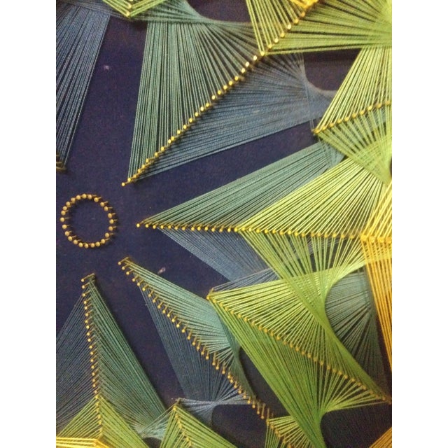 Large 1960s Vintage Symmography Mid Century String Art Piece For Sale - Image 12 of 13