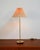 1950s Brass Table Lamp with Pleated Lampshade, 1950s For Sale - Image 5 of 9