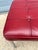 Florence Knoll for Knoll Ox Blood Leather Bench, 2 Available For Sale - Image 10 of 12
