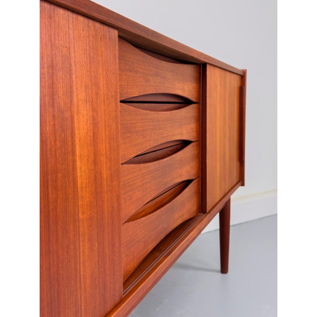Vintage Sideboard in Teak with Drawers and Sliding Doors, 1960s For Sale - Image 13 of 18