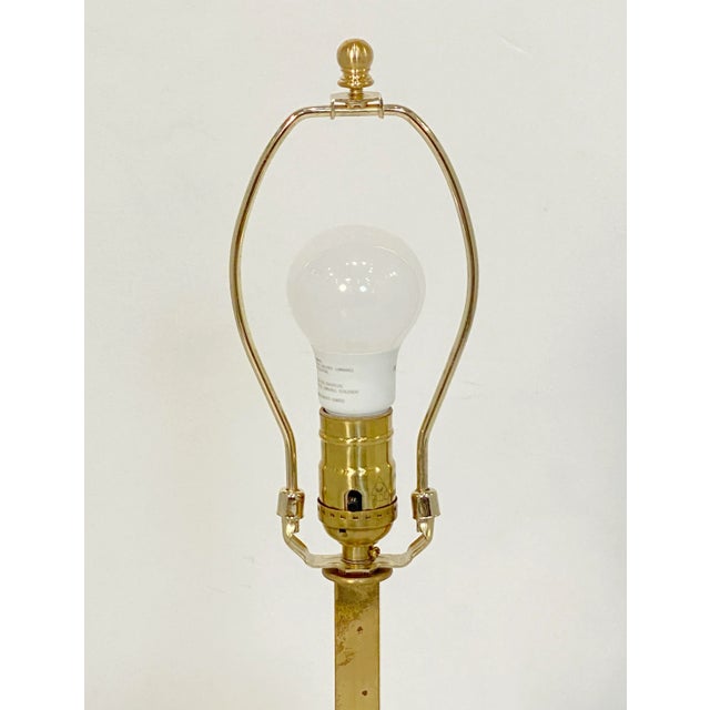 Italian Modern Table Lamp of Chrome and Brass by Romeo Rega For Sale - Image 11 of 12