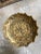 1960s Italian Gilded Terra Cotta Charger With Embossed Pattern For Sale - Image 5 of 6