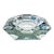 Vintage Val Saint-Lambert Heavy Lead Crystal 9" Amadis Faceted Octagon Ashtray For Sale
