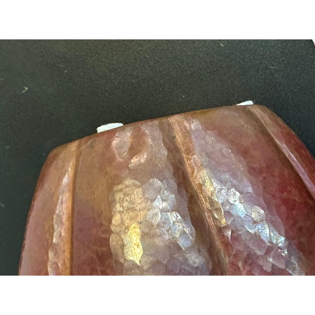 Arts & Crafts Arts and Crafts Hand Hammered Copper Vase For Sale - Image 3 of 12