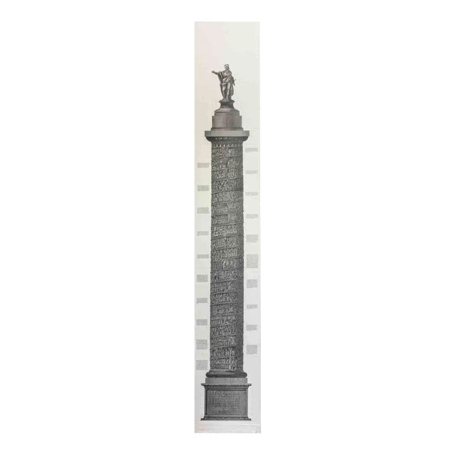 Giovanni Battista Piranesi, The Trajan's Column, Offset, 1990s For Sale