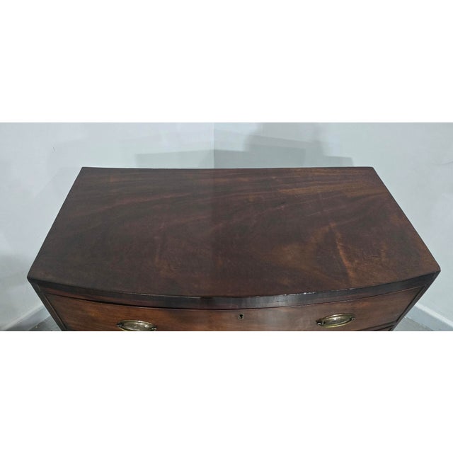Brown Small Georgian Chest of Drawers, 1790 For Sale - Image 8 of 11