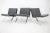 Black Leather Lounge Chairs by Hans Eichenberger for Girsberger, Switzerland, 1966, Set of 3 For Sale - Image 8 of 13