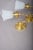 1950s Brass Wall Sconces with Frosted Textured Tulip Glass Shades, 1950s, Set of 2 For Sale - Image 5 of 15