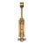 Vintage 8.125 In. Brass Plated Steel Surface Door Bolt For Sale