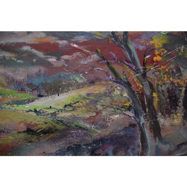 Brown Irina Roublon Belotelkin (Russian / American, 1913-2009) Landscape c.1960 For Sale - Image 8 of 9