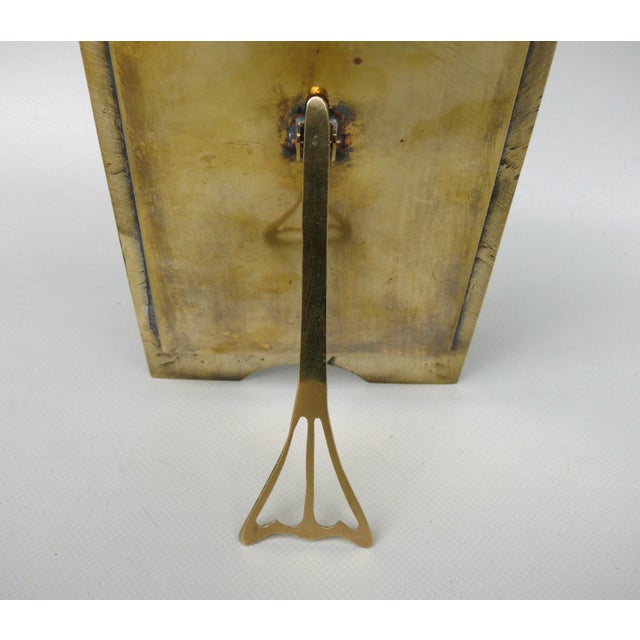 German Art Nouveau Picture Frame in Brass, 1890s For Sale - Image 14 of 17