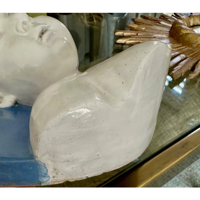 Italian Terracotta Bust Young Boy, Cantagalli Workshop For Sale - Image 14 of 16