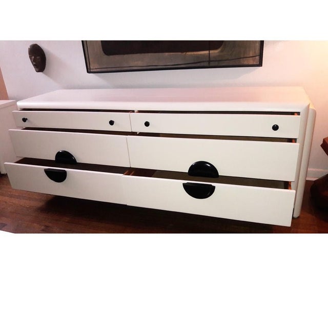 Romweber Vintage Harold Schwartz Romweber White Dresser For Sale - Image 4 of 10