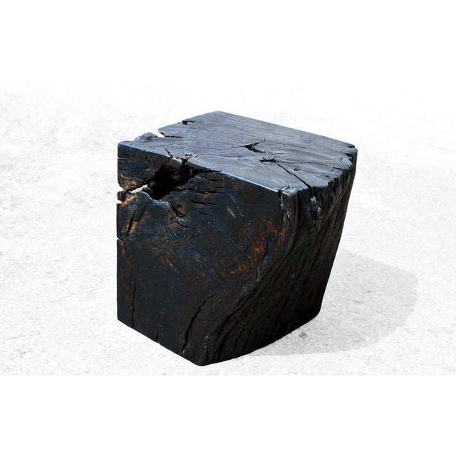 Contemporary W2376 Stool in Oxidized Oak by Jörg Pietschmann For Sale - Image 3 of 18