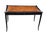 Hollywood Regency Late 20th Century Faux Bamboo Leather Top Writing Desk For Sale - Image 3 of 18