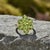Nina Zhou Celestial 3.86ctw Peridot & Diamond Cocktail Ring (All Sizes Available) For Sale In Los Angeles - Image 6 of 6