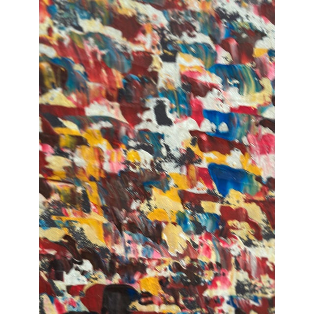 R. Avind, Abstract Composition, 1960s, Oil on Panel For Sale - Image 12 of 17