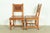 Early Romweber Antique English Jacobean Carved Oak and Burl Wood Dining Chairs, Set of Four For Sale - Image 11 of 13