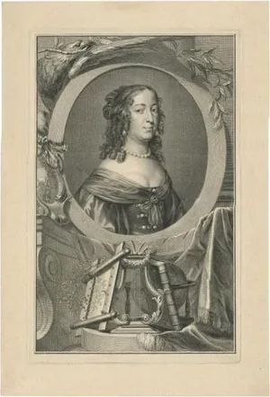 Jakob Houbraken, Princess Amalia of Orange, 1757, Paper