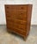 Mid-Century Modern 1960s Danish Mid Century Modern Teak 6 Drawer Tall Chest of Drawers For Sale - Image 3 of 9