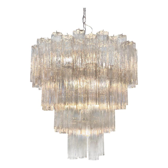 Italian Chandelier in Murano Glass, 1990 For Sale