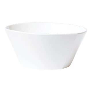 Lastra White Melamine Stacking Salad Bowl For Sale