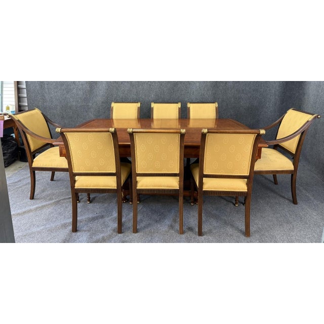 Italian 11 Piece High-End Italian-Made Dining Set Attributed to Marzorati For Sale - Image 3 of 18