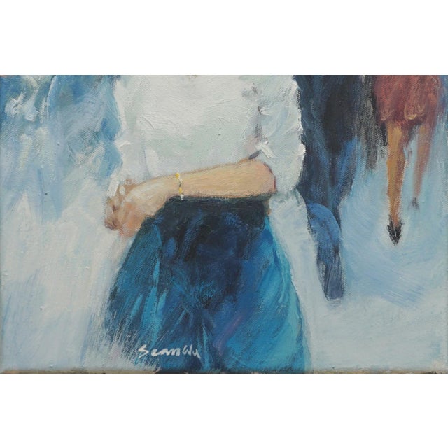 Original Oil Painting of Cityscape For Sale - Image 4 of 5