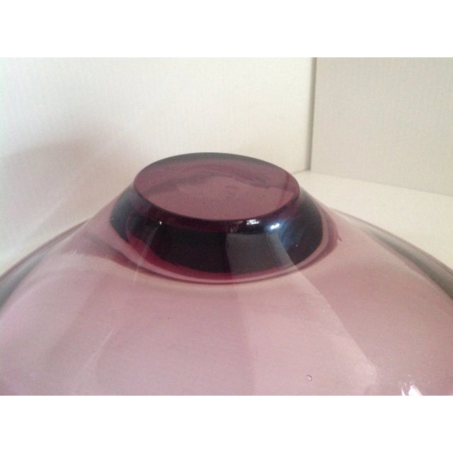 Mauve Murano Glass Pocket Emptiers, 1970s, Set of 2 For Sale - Image 8 of 18