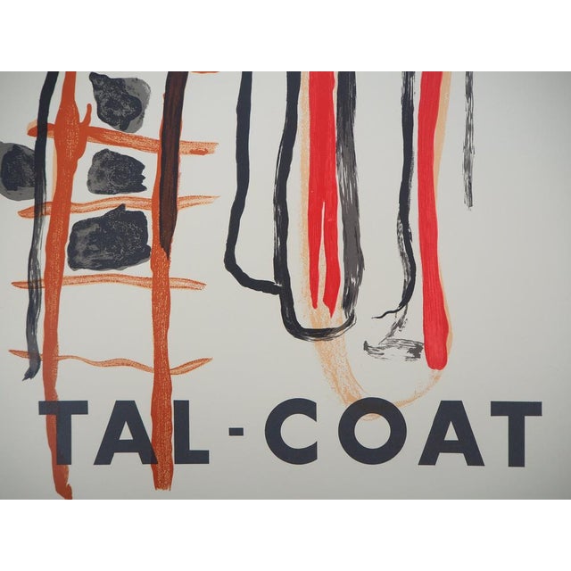 Pierre Tal-Coat, Composition abstraite, Lithograph For Sale - Image 5 of 6
