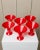 Vintage Italian Postmodern Red Joy Drinking Glasses from Leonardo, 1980s, Set of 6 For Sale - Image 4 of 12