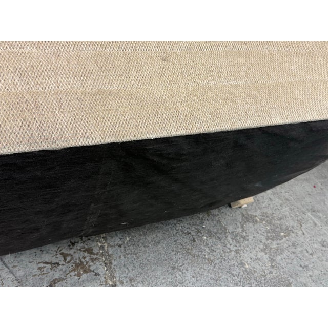 Kravet Custom Chenille Two Piece Sectional For Sale - Image 11 of 12