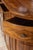 Wood Italian 19th Century Walnut Credenza with Diamond Motifs and Rounded Sides For Sale - Image 7 of 12
