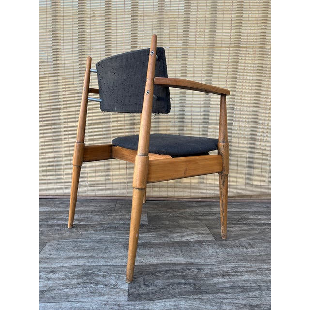 Set of Six Mid-Century Modern Atomic Era Dining Chairs Circa 1960s For Sale - Image 10 of 18