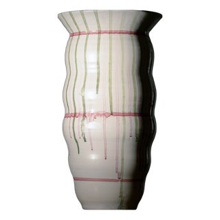 Large Dutch Ceramic Vase, 1991 For Sale