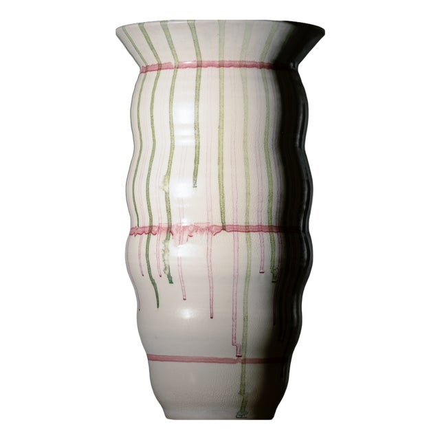 Large Dutch Ceramic Vase, 1991 For Sale