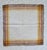 A set of yellow, orange, brown and ivory cocktail napkins. They are linen and measure 11 ½” square. This set of four is...