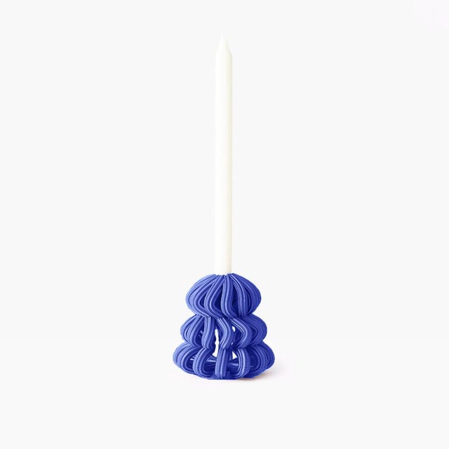 Early 21st Century Medium Frosting Candleholder from Form&Seek For Sale - Image 5 of 9