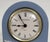 Blue Vintage English Blue Jasperware Neoclassical Wedgewood Shelf Desk Clock For Sale - Image 8 of 12